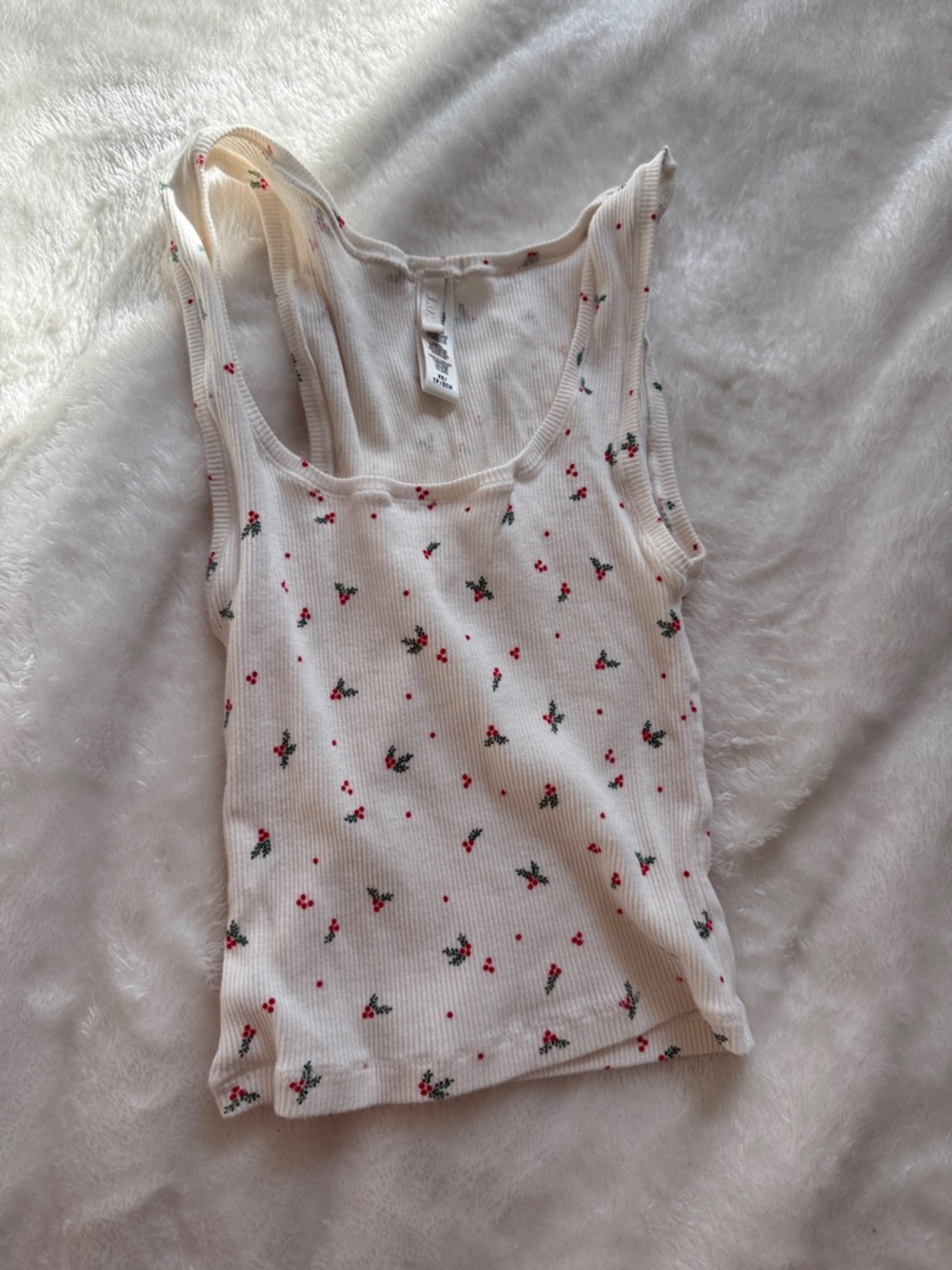 skims holiday tank top xs